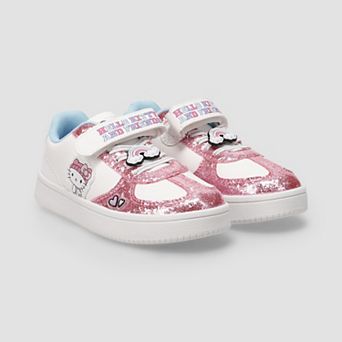 Hello Kitty Youth Girls Glitter Slip-On Sneakers