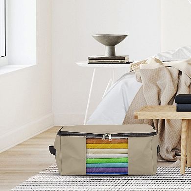 Covers&All Storage Bags, Set of 3, 90 litres Heavy Duty Storage Organizer, Waterproof UV-Resistant