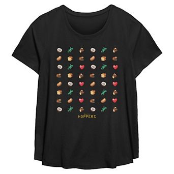 Women's Plus Disney Hoppers Short Sleeve Scoop Hem Flow Tee