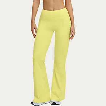 Women's High Waist Flare Yoga Pants Stretch Bootcut Workout Leggings for Training Running Lounge