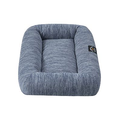 Sleepy Tail Society Large Gray Polyester-Nylon Cooling Pet Bed