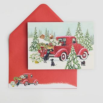 Punch Studio 18-Count Holiday Boxed Cards