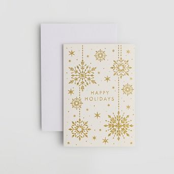 Punch Studio 16-Count Winter Glitz Holiday Boxed Cards