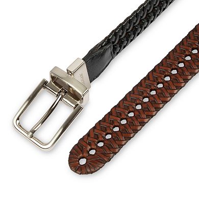 Men's Haggar® 30mm 2-in-1 Reversible Braid Belt