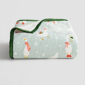 Cuddl Duds® Plush to Sherpa Throw Blanket