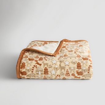 Cuddl Duds® Plush To Faux Fur Throw Blanket