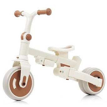 KWPZQEB 7 in 1 Canopy Foldable Baby Tricycle for 12-72 Months, Aluminium Alloy
