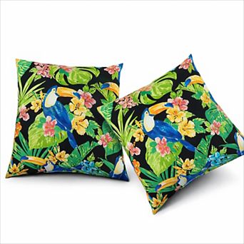 KWPZQEB Vintage Decorative Outdoor Throw Pillows Set of 2, Patio Poolside Furniture