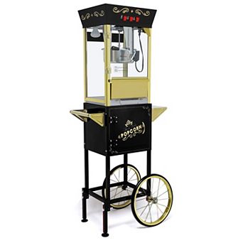 KWPZQEB 12 Ounce Popcorn Machine Cart Vintage Popcorn Machine
