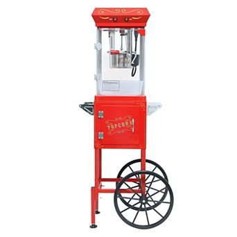 KWPZQEB 12 Ounce Popcorn Machine Cart Vintage Popcorn Machine