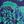 Navy Teal Floral