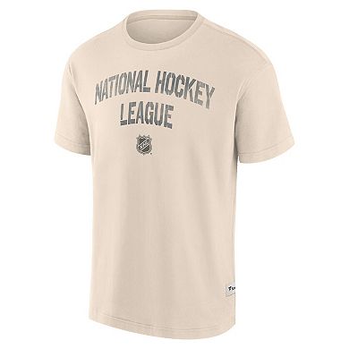 Men's Fanatics Cream NHL Elements Weathered Tonal Future Ground T-Shirt
