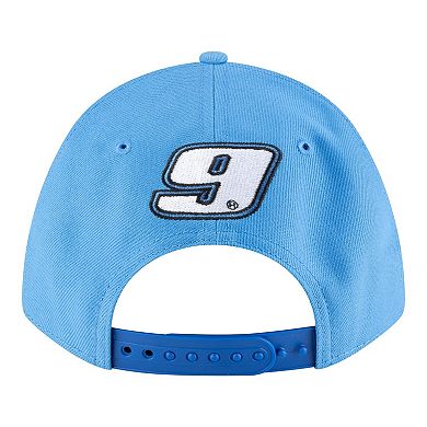 Men's New Era Light Blue Chase Elliott Amazon Prime 9FORTY M-Crown Adjustable Hat