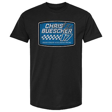 Men's RFK Racing Black Chris Buescher Vintage T-Shirt