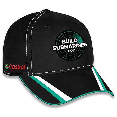 Unisex Checkered Flag Sports Black Brad Keselowski Blue Forge Alliance Uniform Adjustable Hat