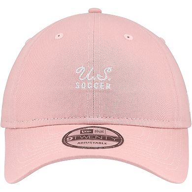 Women's New Era Pink USMNT Throwback 9TWENTY Adjustable Hat