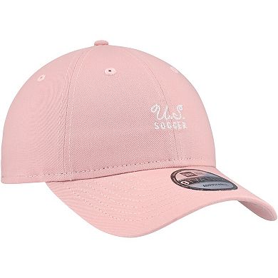 Women's New Era Pink USMNT Throwback 9TWENTY Adjustable Hat