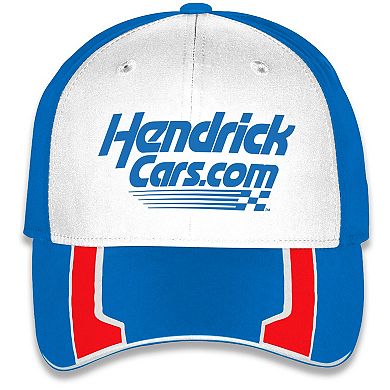 Unisex Checkered Flag Sports Blue Kyle Larson HendrickCars.com Uniform Adjustable Hat