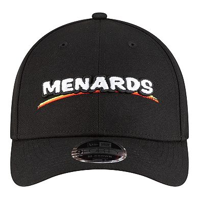 Men's New Era Black Ryan Blaney Menards 9FORTY M-Crown Adjustable Hat