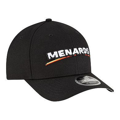 Men's New Era Black Ryan Blaney Menards 9FORTY M-Crown Adjustable Hat