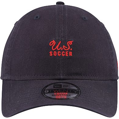 Women's New Era Navy USMNT Throwback 9TWENTY Adjustable Hat