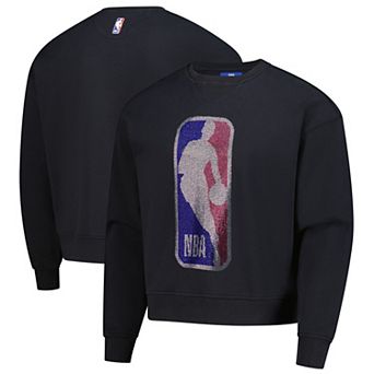 Unisex Terez Charcoal NBA Oversized Gemstone Logo Sweatshirt