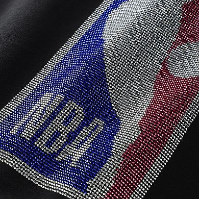 Unisex Terez Charcoal NBA Oversized Gemstone Logo Sweatshirt