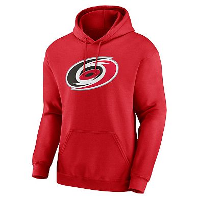 Men's Logo Athletic Red Carolina Hurricanes Essential Hoodie
