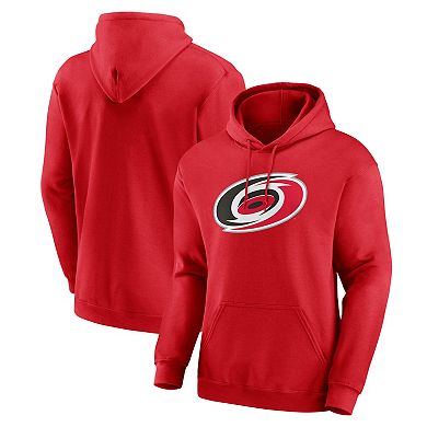Men's Logo Athletic Red Carolina Hurricanes Essential Hoodie
