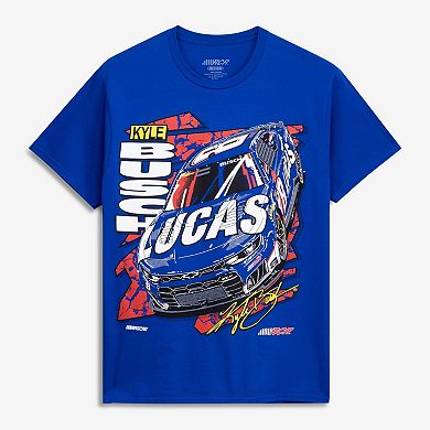 Men's Classic Ink Royal Kyle Busch #8 Lucas Oil Speed T-Shirt
