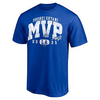 Men's BreakingT Shohei Ohtani Royal Los Angeles Dodgers 2025 National League MVP T-Shirt
