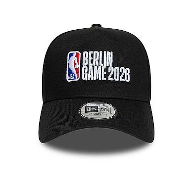 Men's New Era Black 2026 NBA Global Games Berlin A-Frame 9FORTY Adjustable Hat