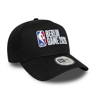 Men's New Era Black 2026 NBA Global Games Berlin A-Frame 9FORTY Adjustable Hat