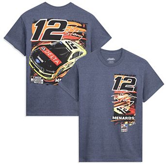 Men's Classic Ink Heather Navy Ryan Blaney #12 Delta T-Shirt