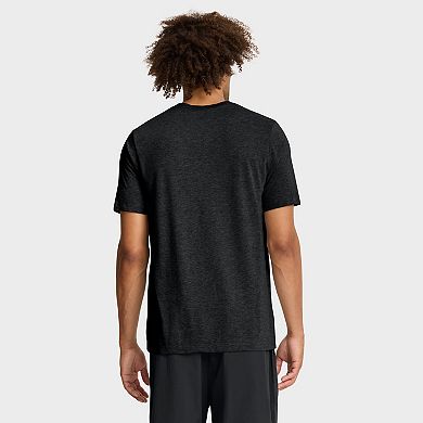 Men's Nike Heather Black Florida Marlins Cooperstown Logo Tri-Blend T-Shirt