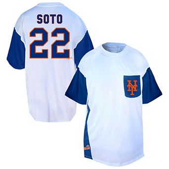 Men's Profile Juan Soto White/Royal New York Mets Big & Tall Player Name & Number T-Shirt