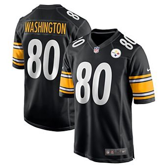 Men's Nike Darnell Washington Black Pittsburgh Steelers Game Jersey