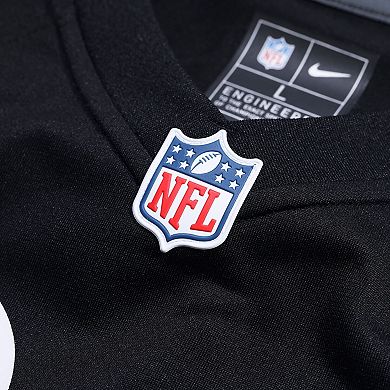 Men's Nike Darnell Washington Black Pittsburgh Steelers Game Jersey
