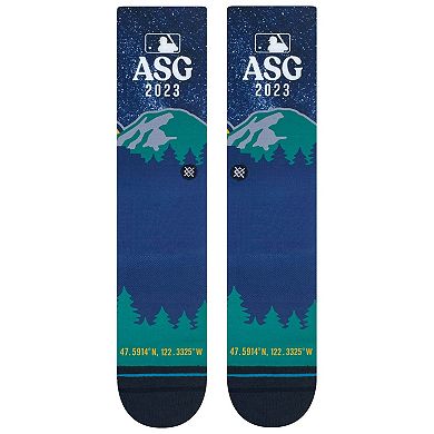 Men's Stance Navy 2023 MLB All-Star Game Home Run Derby Galaxy Crew Socks