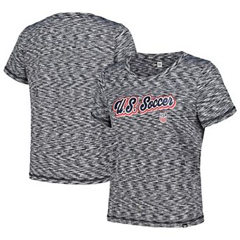 Women's 5th & Ocean by New Era Navy USWNT Athletic T-Shirt