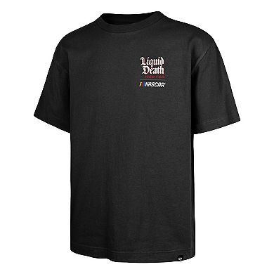 Men's '47 Black NASCAR Liquid Death Race Day Backer Foundation T-Shirt