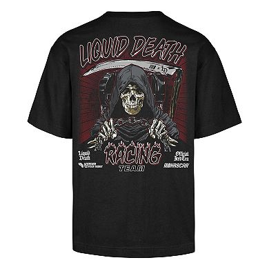 Men's '47 Black NASCAR Liquid Death Race Day Backer Foundation T-Shirt