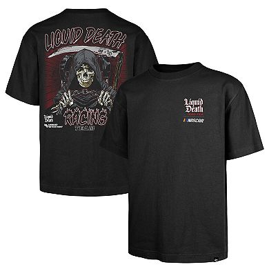 Men's '47 Black NASCAR Liquid Death Race Day Backer Foundation T-Shirt