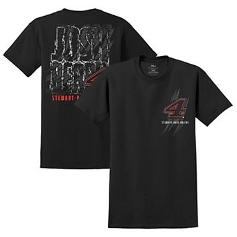 Men's Stewart-Haas Racing Team Collection Black Josh Berry Lifestyle T-Shirt