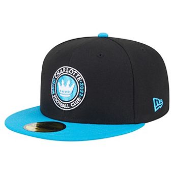Men's New Era Black Charlotte FC 2025 Kickoff 59FIFTY Fitted Hat