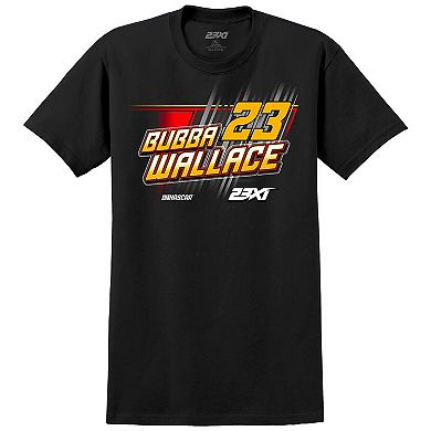 Men's 23XI Racing Black Bubba Wallace Car T-Shirt