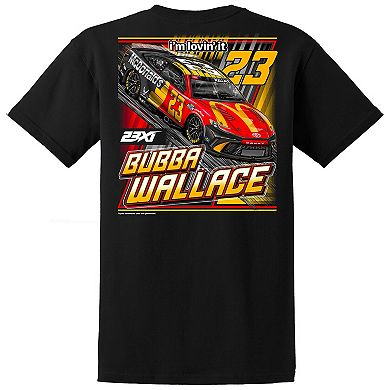 Men's 23XI Racing Black Bubba Wallace Car T-Shirt