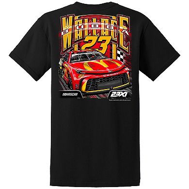 Men's 23XI Racing Black Bubba Wallace McDonald's Car T-Shirt