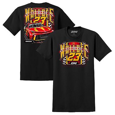 Men's 23XI Racing Black Bubba Wallace McDonald's Car T-Shirt