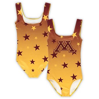 Youth ZooZatz Gold Minnesota Golden Gophers Dance Leotard